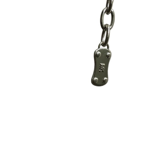 Michael Kors Women\'s Silver MK Logo Stainless Steel Metal Chain Adjustable Belt main image 6
